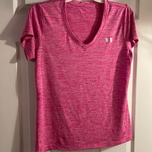 Pink under armour top